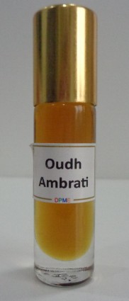 Oudh Ambrati, Attar Perfume Oil Exotic Long Lasting  Roll on